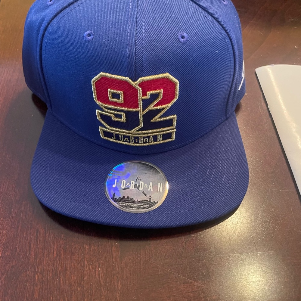 Jump Royal Blue Cap with Red Label